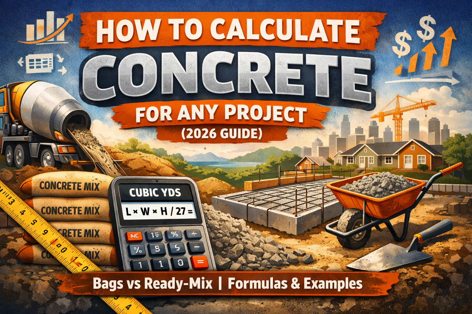 How to Calculate Concrete for Any Project (2026 Guide)