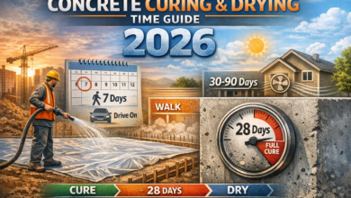 Concrete Curing and Drying Time Guide: Complete 2026 Timeline
