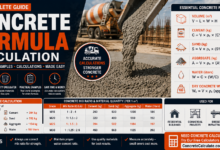 Concrete Formula Calculation: Volume Equation, Mix Ratio & Examples