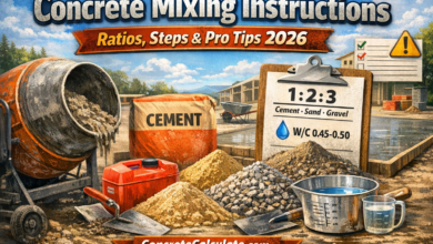 Concrete Mixing Instructions: Ratios, Steps and Pro Tips 2026