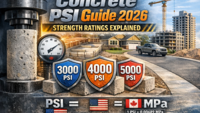 Concrete PSI Guide 2026: Strength Ratings for Every Application