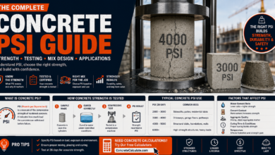 Concrete PSI Guide - 2,500, 3,000, 4,000 & 5,000 PSI Explained
