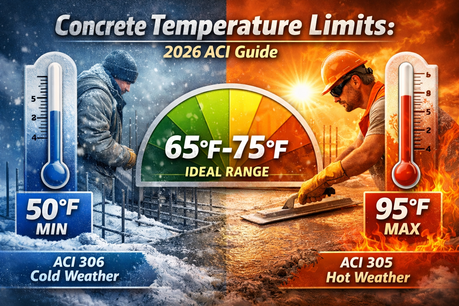 Concrete Temperature Limits: 2026 ACI Guide