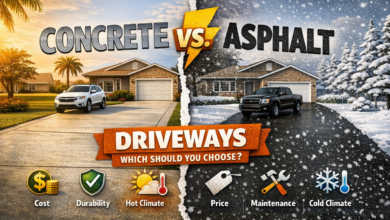 Concrete vs Asphalt Driveways: Which One Should You Choose?