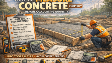 How to Measure Concrete Properly Before Calculating Quantity