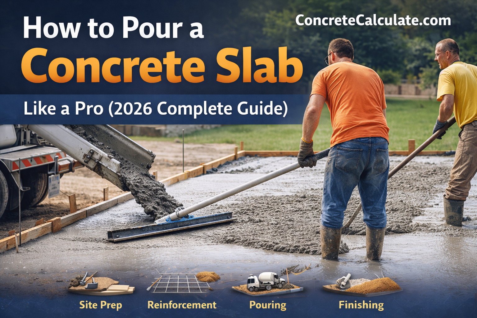 How to Pour a Concrete Slab Like a Pro (2026 Complete Guide)