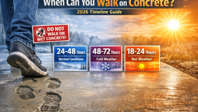 When Can You Walk on Concrete? 2026 Curing Timeline Guide