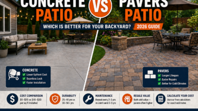 Concrete Patio vs Pavers Which Is Better for Your Backyard