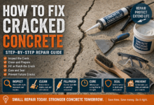 How to Fix Cracked Concrete in 2026 - A Complete Guide