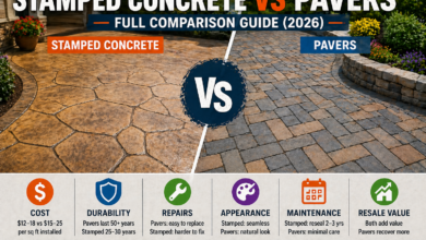 Stamped Concrete vs Pavers: Full Comparison Guide (2026)