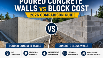 Poured Concrete Walls vs Block Cost: 2026 Comparison Guide