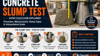 Concrete Slump Test Procedure - (ASTM C143/C143M)