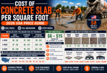 Cost of Concrete Slab Per Square Foot: 2026 USA Price Guide
