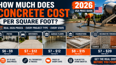 How Much Does Concrete Cost Per Square Foot? 2026 USA Price Guide