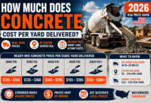 How Much Does Concrete Cost Per Yard Delivered? 2026 USA Price Guide