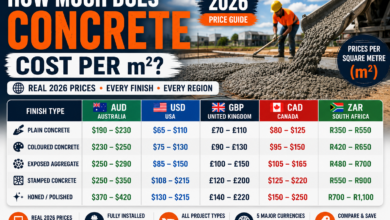 How Much Does Concrete Cost Per m2? 2026 Price Guide (AUD, USD, GBP, CAD)
