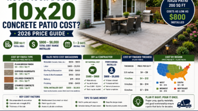How Much Does a 10x20 Concrete Patio Cost? 2026 Price Guide