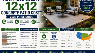 How Much Does a 12x12 Concrete Patio Cost? 2026 Price Guide