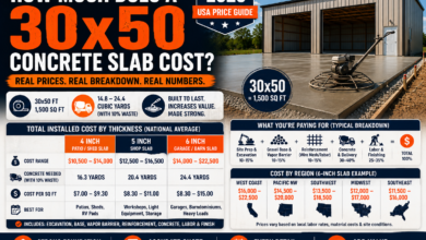 How Much Does a 30x50 Concrete Slab Cost? 2026 USA Price Guide