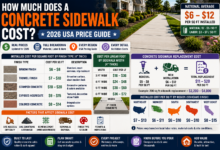 How Much Does a Concrete Sidewalk Cost in 2026? Full Pricing Guide