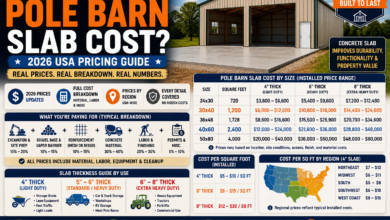 How Much Does a Pole Barn Slab Cost? (2026 Pricing by Size)