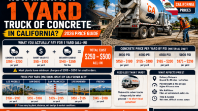 How Much Is a 1 Yard Truck of Concrete in California? 2026 Price Guide