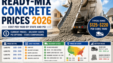 Ready Mix Concrete Prices 2026: Cost Per Yard by State and PSI