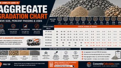 Aggregate Gradation Chart - ASTM C33 Sieve Analysis & Grading Limits