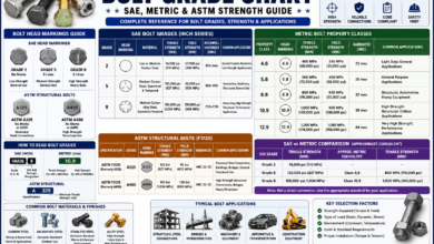 Bolt Grade Chart - SAE, Metric & ASTM Guide