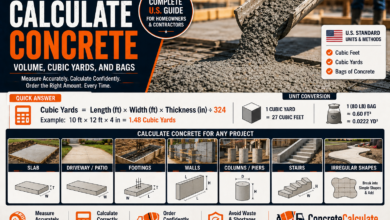 How to Calculate Concrete - Volume, Cubic Yards, and Bags
