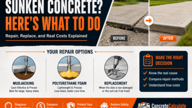 Sinking Concrete Repair: Why It Happens and How to Fix It