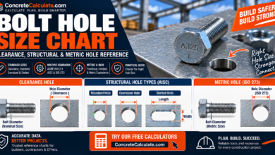 Bolt Hole Size Chart - Clearance, Structural & Metric Holes