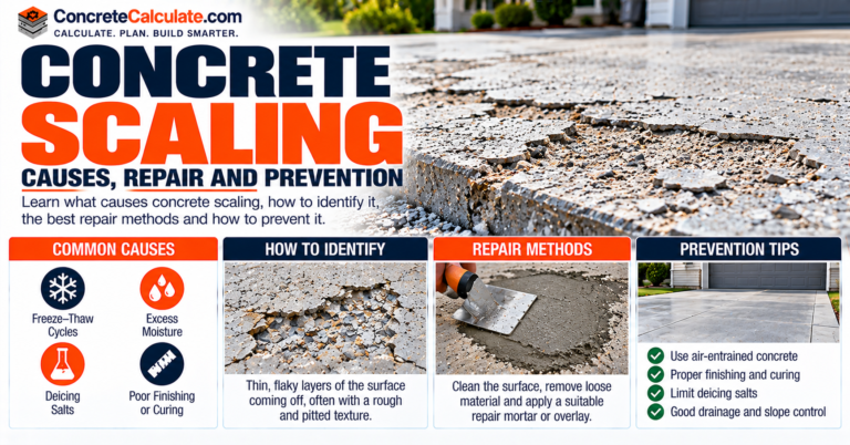 Concrete Scaling -Why Surfaces Flake and How to Repair Them