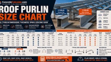 Roof Purlin Size Chart - Cold-Formed Steel C & Z Purlins