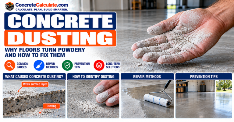 Concrete Dusting - Why Floors Turn Powdery and How to Fix Them