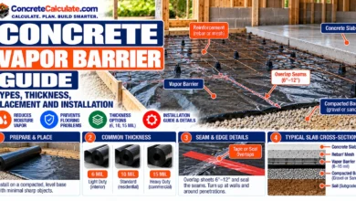 Concrete Vapor Barrier Guide - Types, Thickness, Placement and Installation