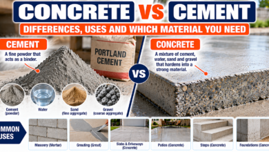 Concrete vs Cement - Differences, Uses and Which Material You Need