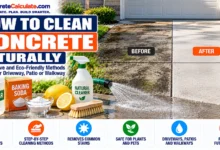 How to Clean Concrete Naturally - Safe Methods for Dirt, Stains and Mildew