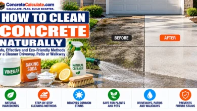 How to Clean Concrete Naturally - Safe Methods for Dirt, Stains and Mildew