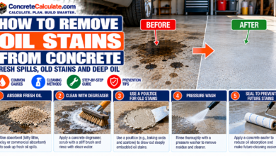 How to Remove Oil Stains From Concrete: Fresh Spills, Old Stains and Deep Oil