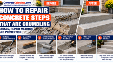 How to Repair Concrete Steps That Are Crumbling