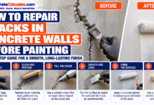 How to Repair Cracks in Concrete Walls Before Painting