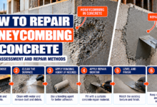 How to Repair Honeycombing in Concrete