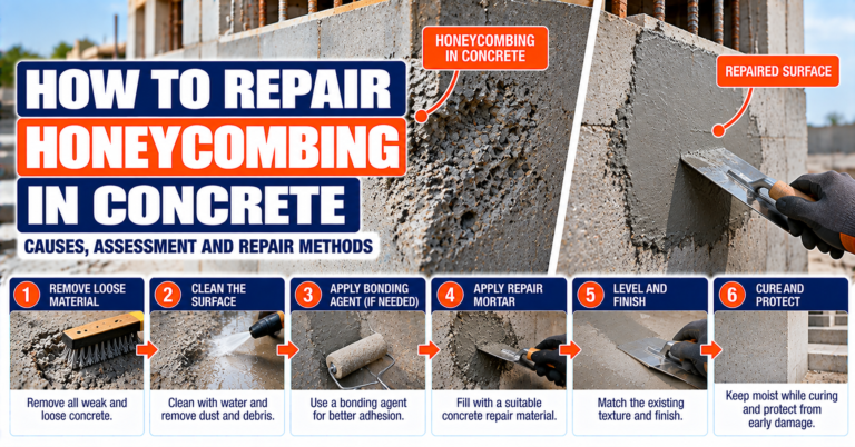 How to Repair Honeycombing in Concrete