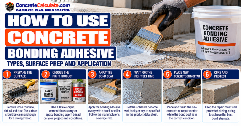 How to Use Concrete Bonding Adhesive
