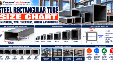 Steel Rectangular Tube Size Chart - Dimensions, Wall Thickness & Weight