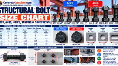 Structural Bolt Size Chart - Diameters, Hole Sizes & ASTM Grades